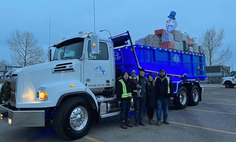 Professional dumpster placement CCT Bins
