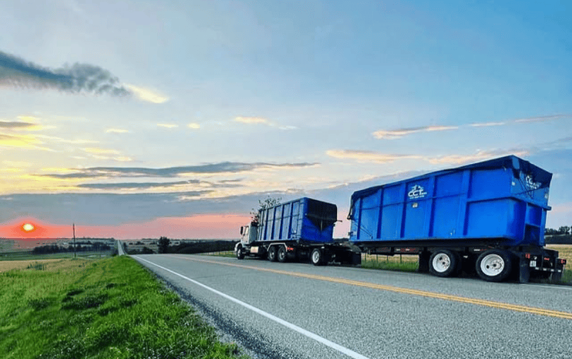 Professional bin placement CCT Bins Alberta