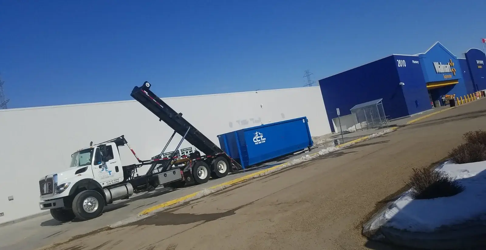 Professional dumpster rental projects Red Deer Calgary Edmonton - CCT Bins Alberta waste management gallery