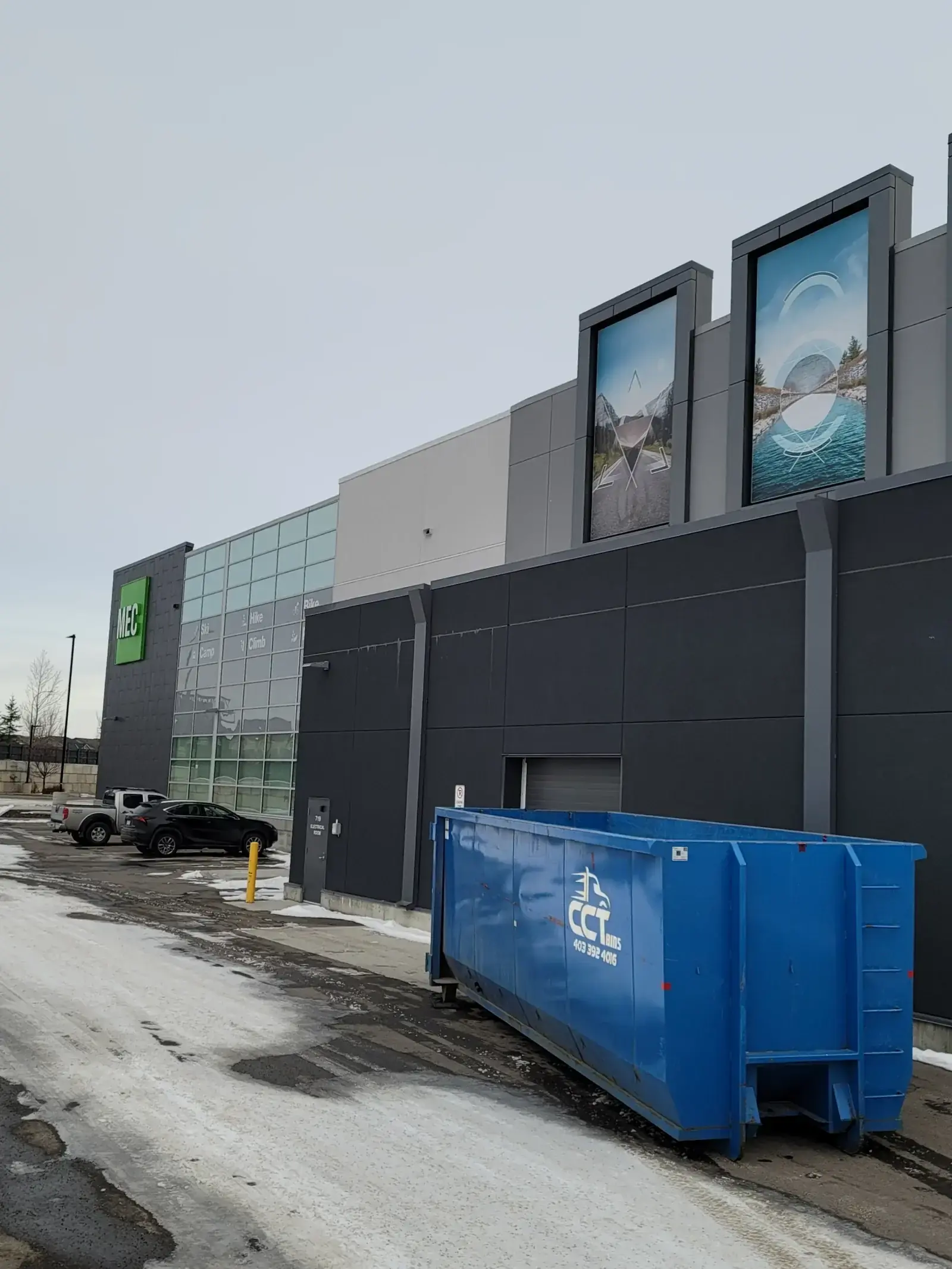 CCT Bins project in Red Deer Calgary Edmonton area