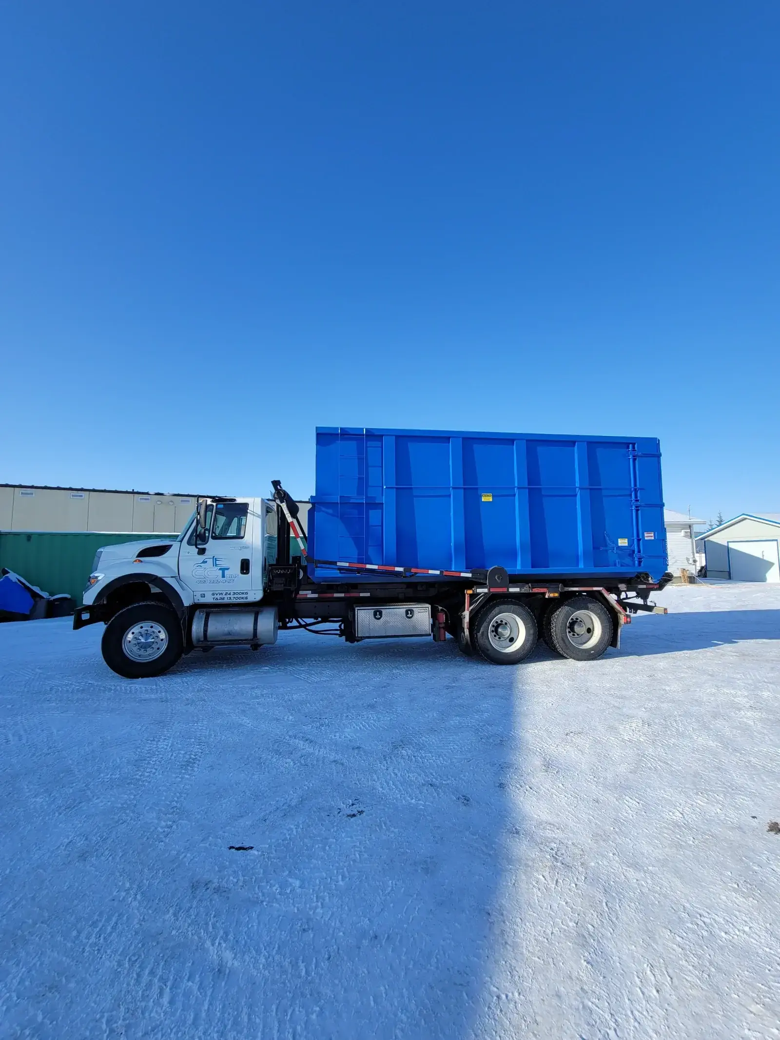 Professional dumpster placement CCT Bins